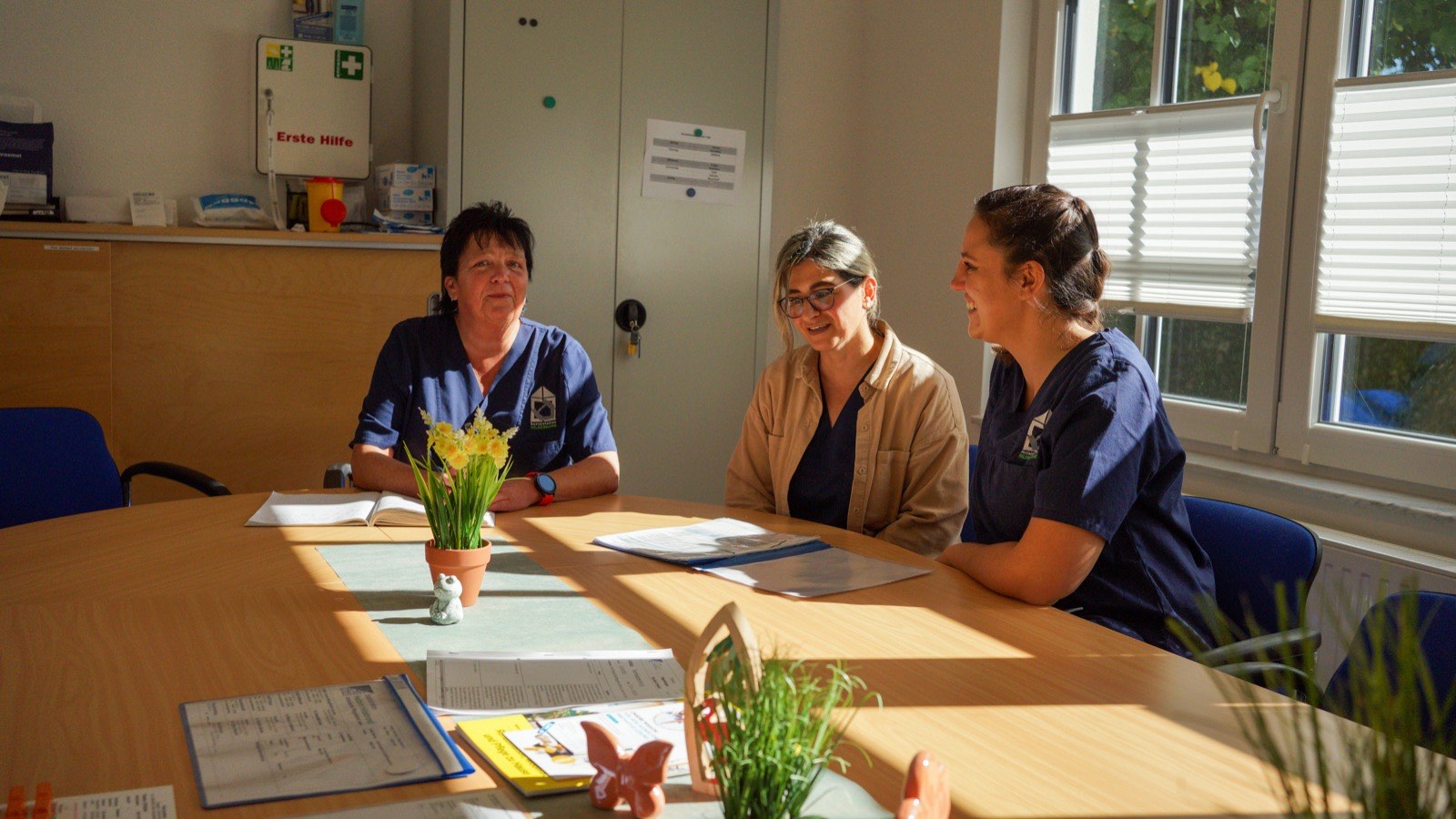 Team Esens im Gespräch